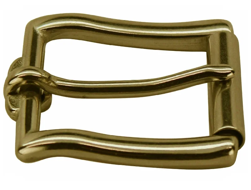 Paul Revere: Solid Brass Roller Buckle for Leather Belts