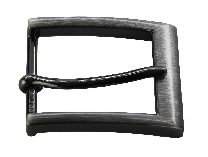 Grant: 1.19" Wide Gunmetal Belt Buckle