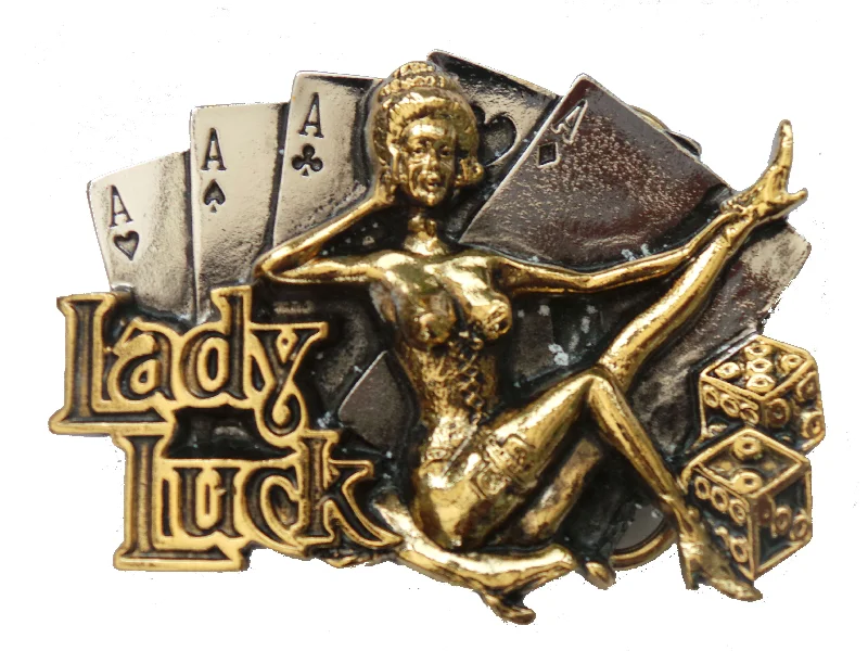 Lady Luck Belt Buckle