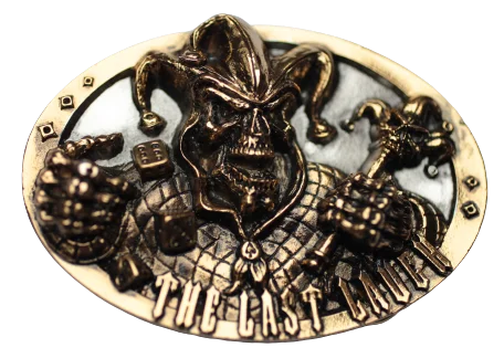 Last Laugh Gold Silver Belt Buckle