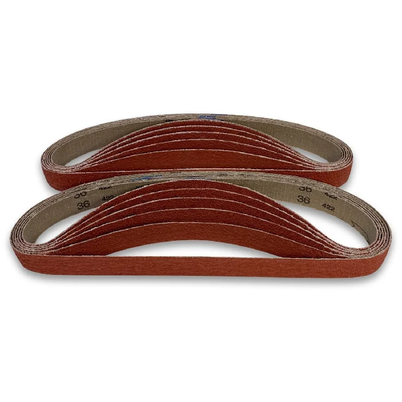 1 X 42 Inch EdgeCore Ceramic Grinding Belts, 12 Pack