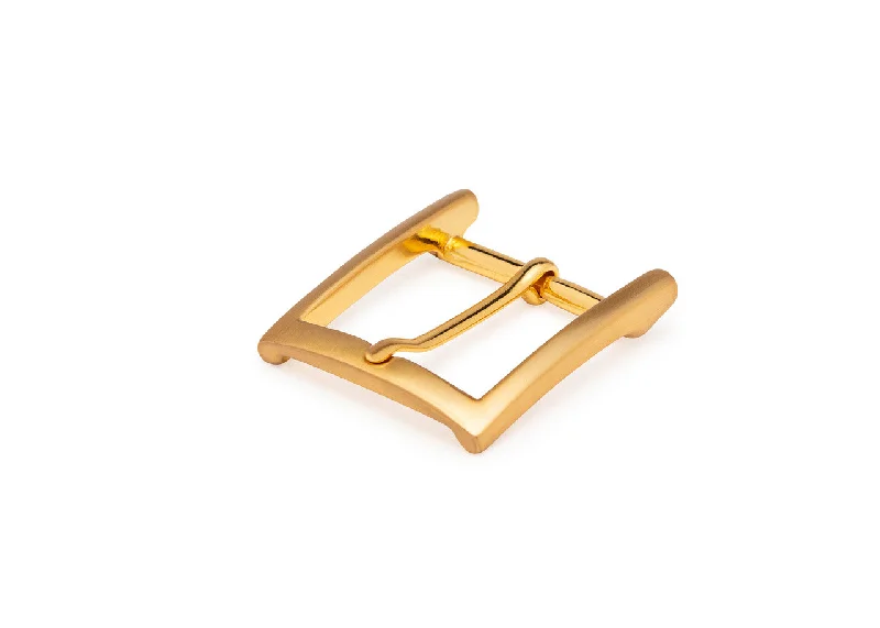 Slim Square Brushed Gold Buckle