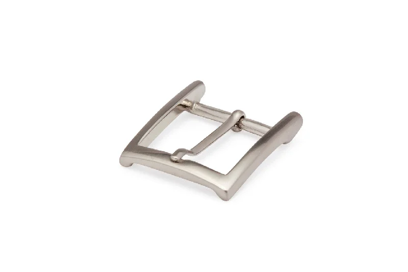 Slim Square Brushed Nickel Buckle