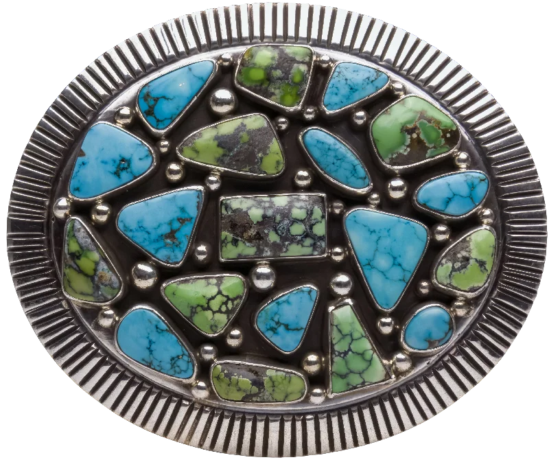 Carico Lake Turquoise  Buckle | Geraldine Yazzie