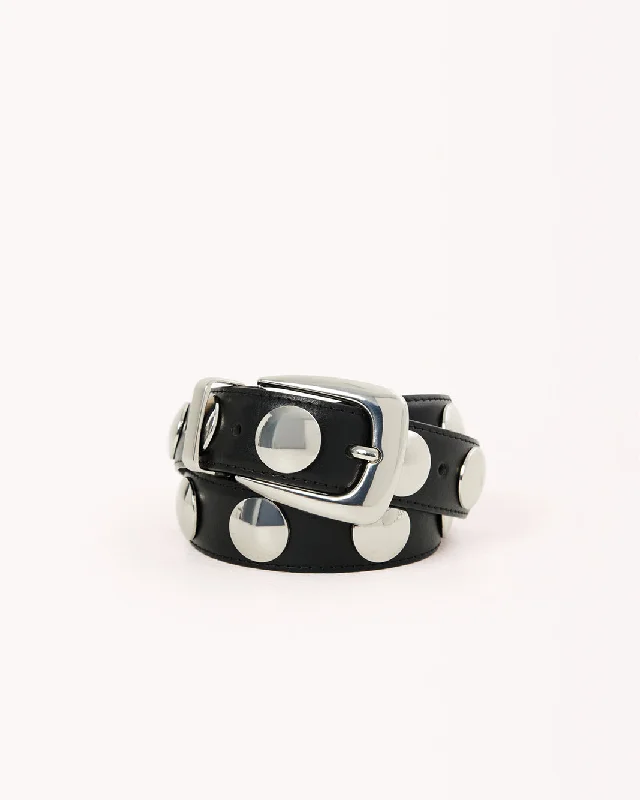 BAILEY BELT - BLACK-SILVER