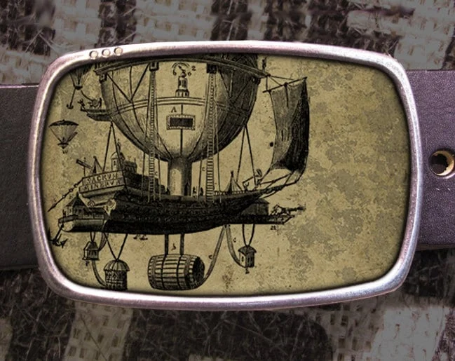 Balloon Steampunk Belt Buckle