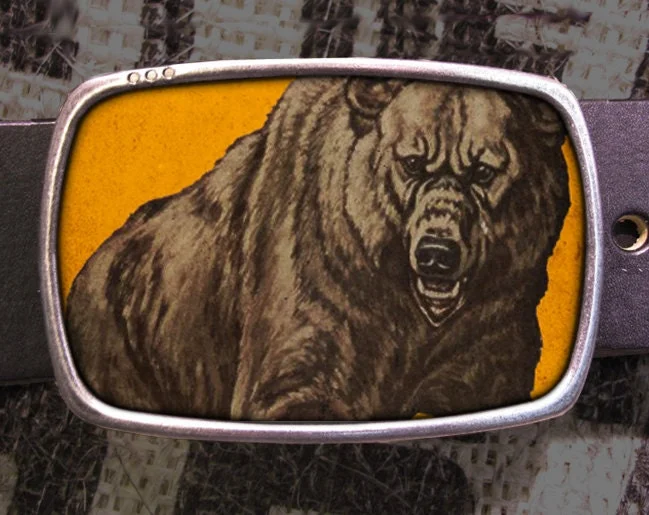 Bear Belt Buckle Snarl Buckle