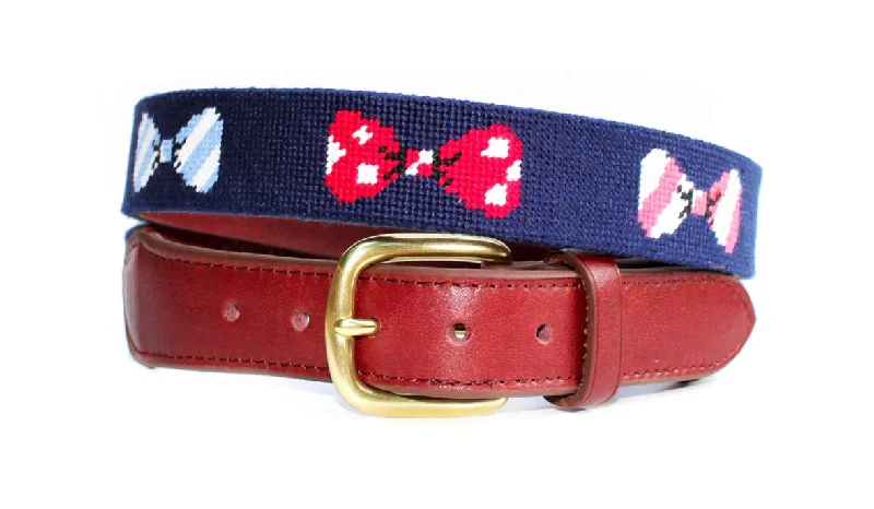 Bow Tie Needlepoint Children's Belt™