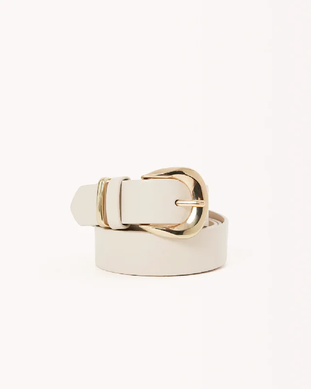 BROOKE BELT - BONE-GOLD