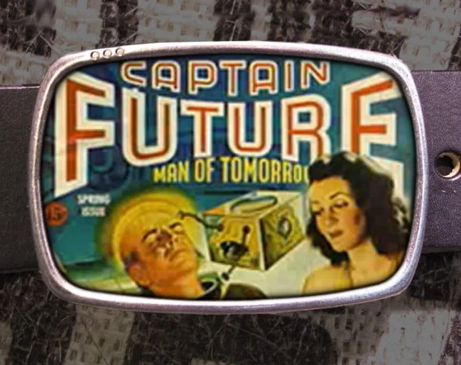 Captain Future Man of Tomorrow Belt Buckle