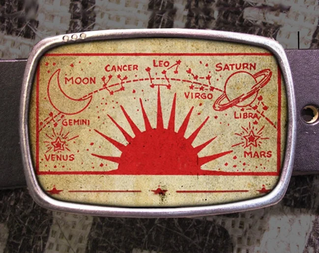 Celestial Planets Belt Buckle