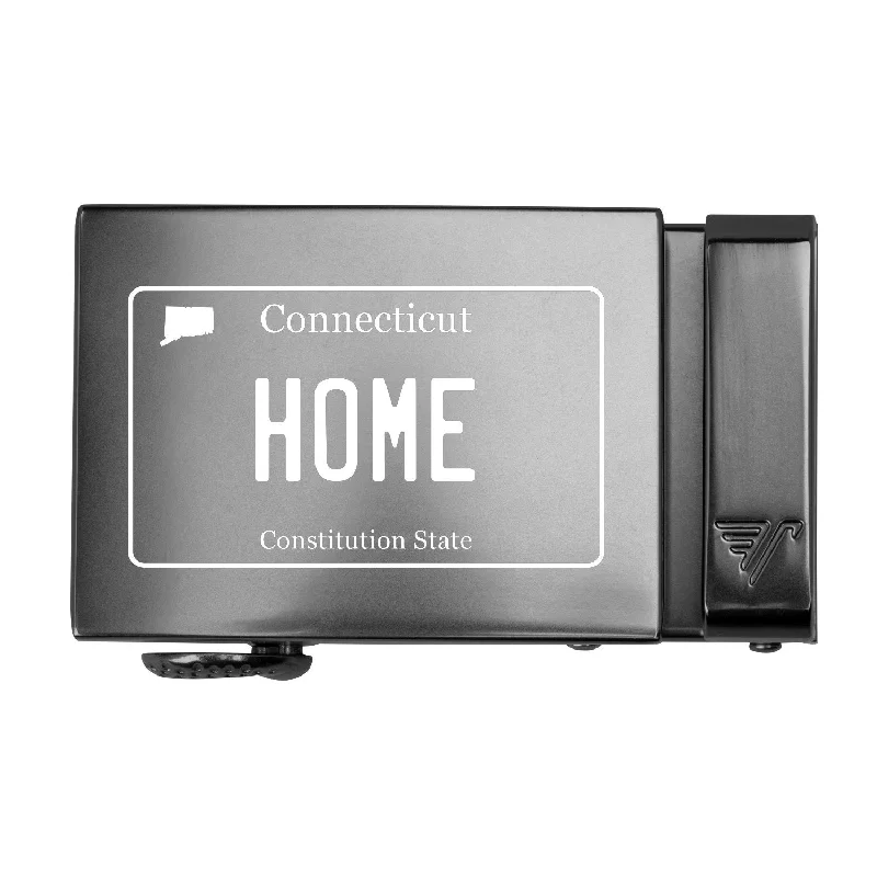 Connecticut License Plate 40mm Buckle