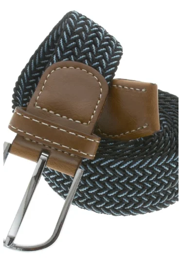 Black and Blue Stretch Belt