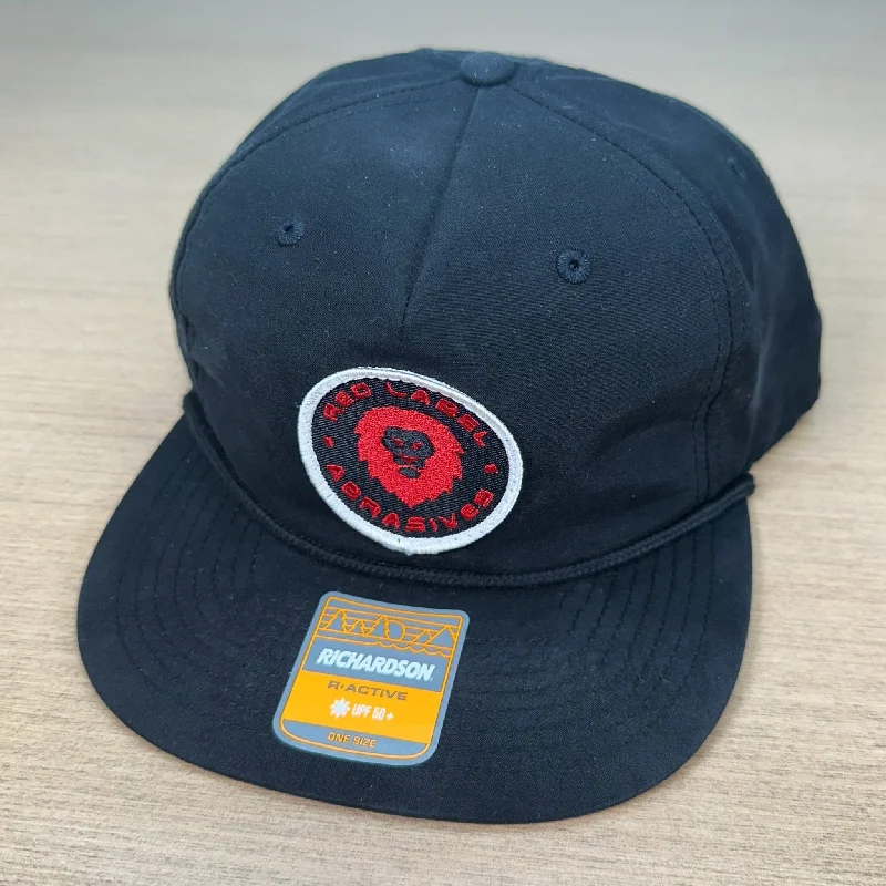 Red Label Dark Black Flatbill Hat