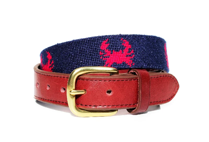 CRAB NEEDLEPOINT BELT™