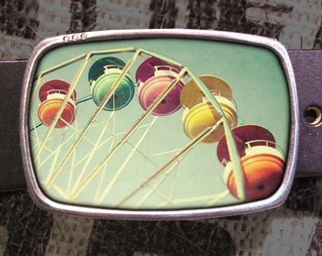 Ferris Wheel Ride Belt Buckle