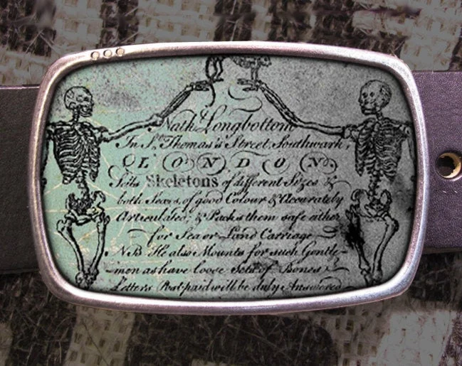 Hi Five Skeleton Belt Buckle