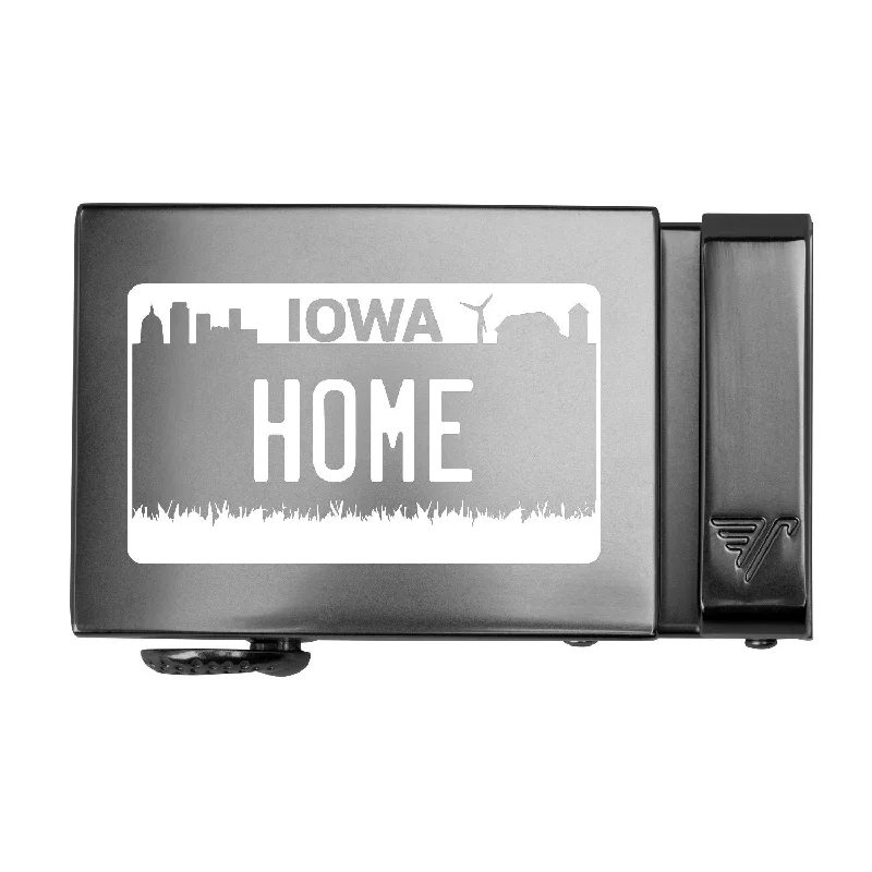 Iowa License Plate 40mm Buckle