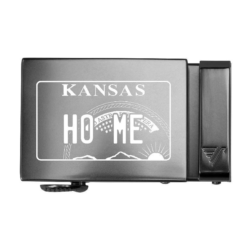 Kansas License Plate 40mm Buckle