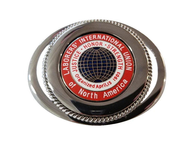 Union Laborer Powerhouse Belt Buckle #BW-BB-LS