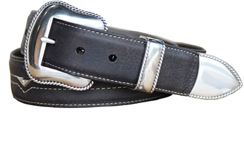 Vintage Bison Men's  Black Jack Belt - VB-6272