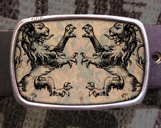 Lion Crest Belt Buckle