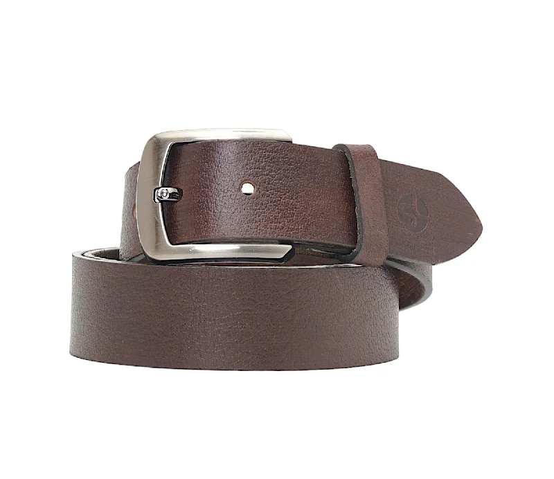 Mens Casual leather Belt 39009(BROWN)