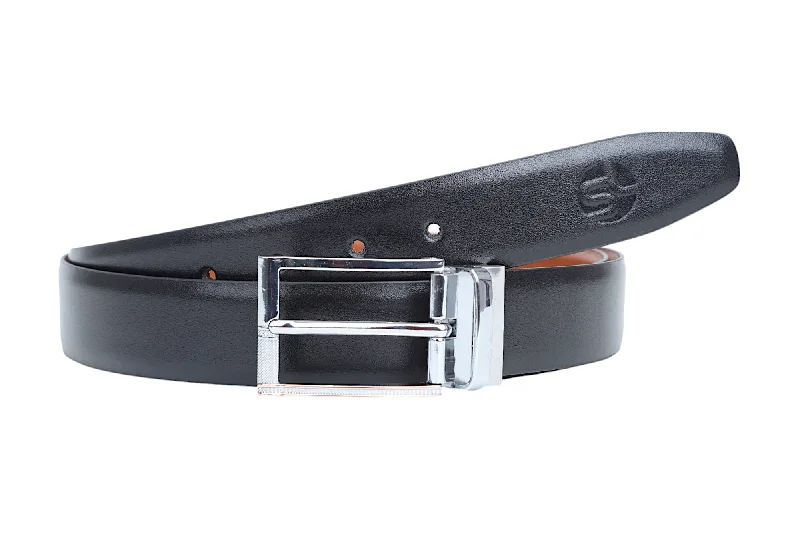 Mens Premium Reversible Leather Formal Belt 913001