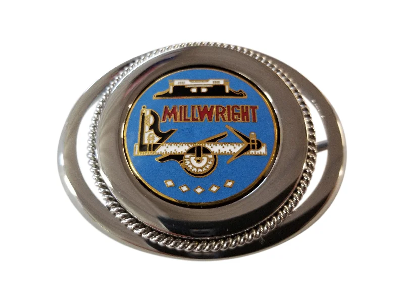 Union Millwright Powerhouse Belt Buckle #BW-BB-MW