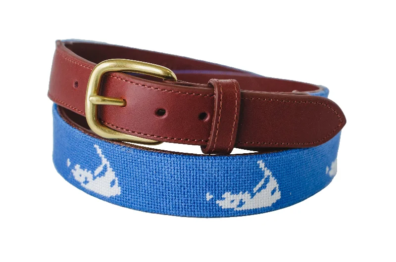 Nantucket Needlepoint Belt