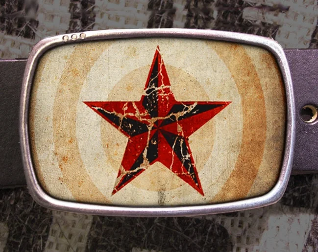 Nautical Star Belt Buckle Rock Buckle