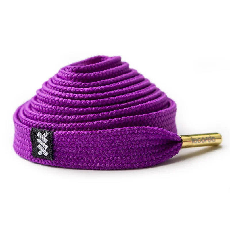 Purple Shoelace Belt