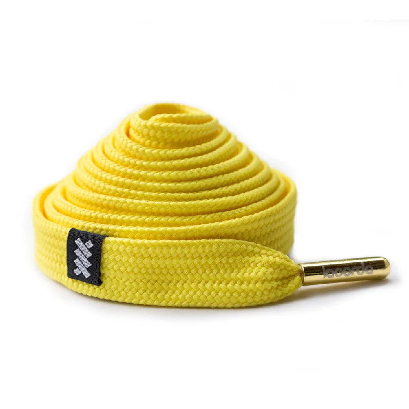 Yellow Shoelace Belt