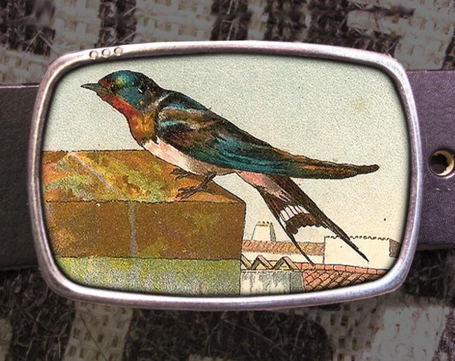 Pretty Bird Belt Buckle Nature Buckle