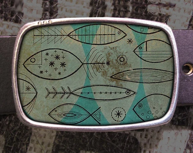 Retro Fish Belt Buckle