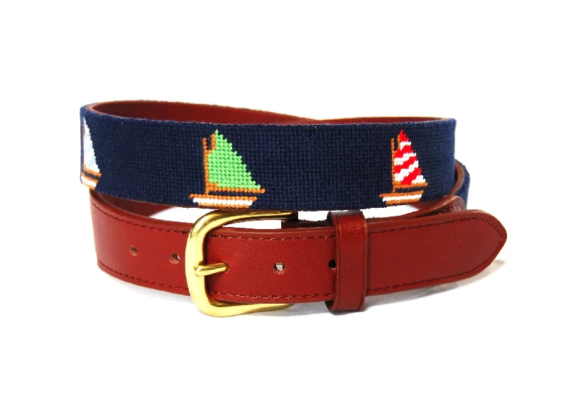 Sailboat Children's Needlepoint Belt™