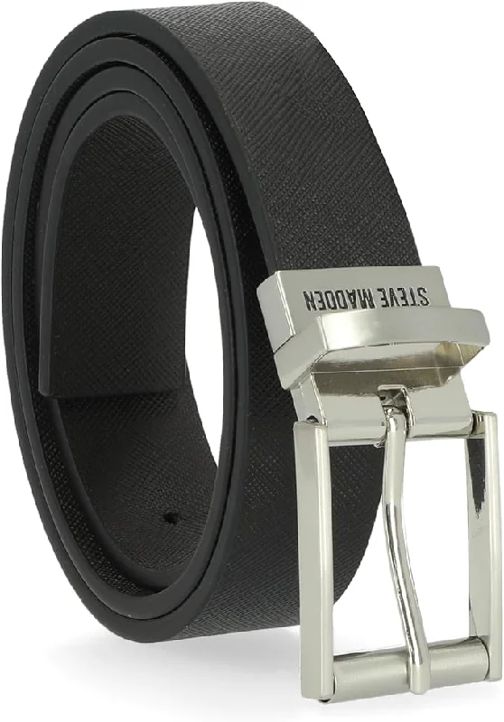 Steve Madden Men's Dress Casual Every Day Leather Belt