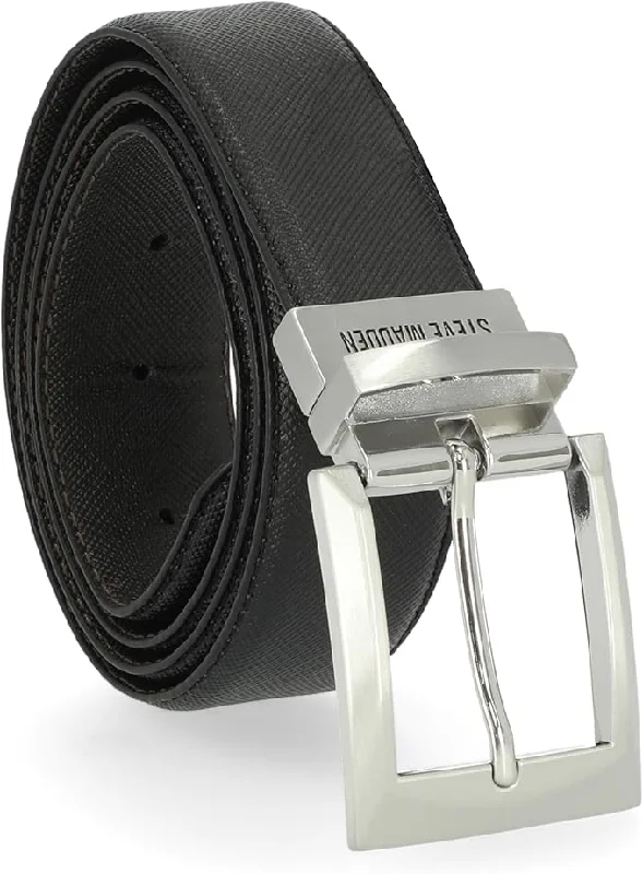 Steve Madden Men's Dress Casual Every Day Leather Belt