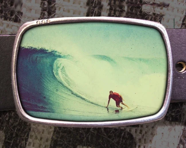 Surfer Belt Buckle Beach Buckle Wave Belt Buckle