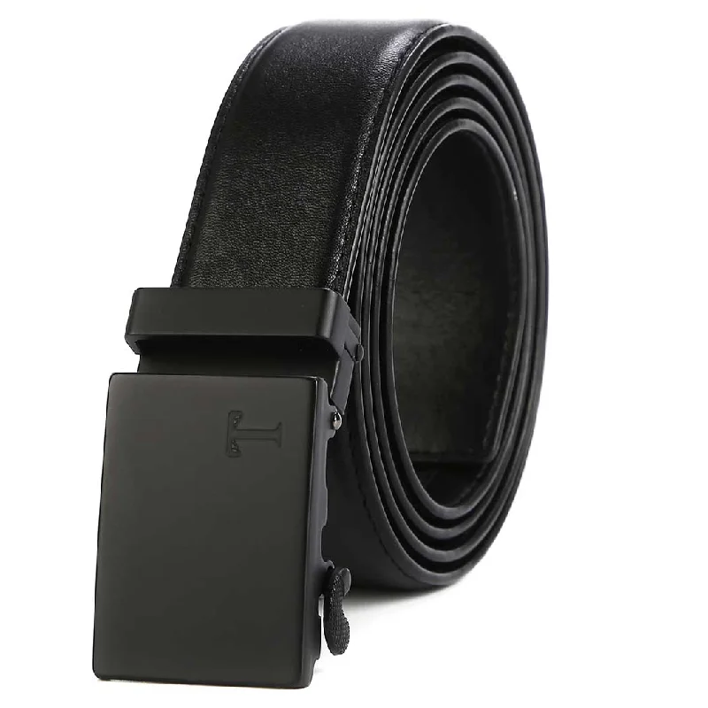 black belt with black buckle