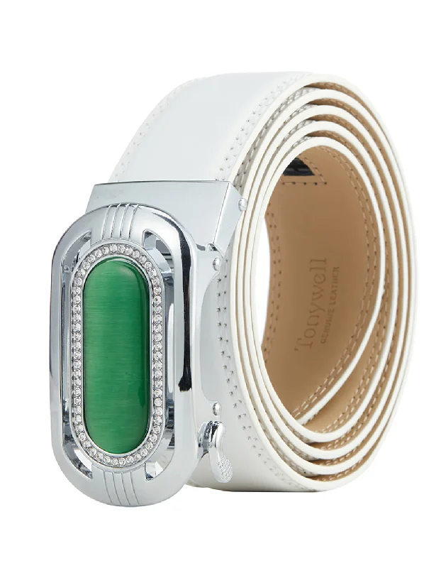 White belt green gem