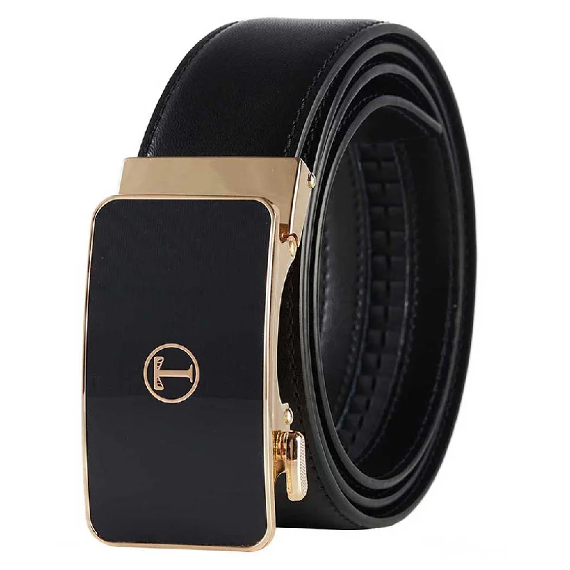 Mens Suit Belt Ratchet Design with Automatic Buckle 35mm Wide