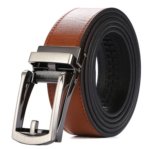 tan belt with gun buckle