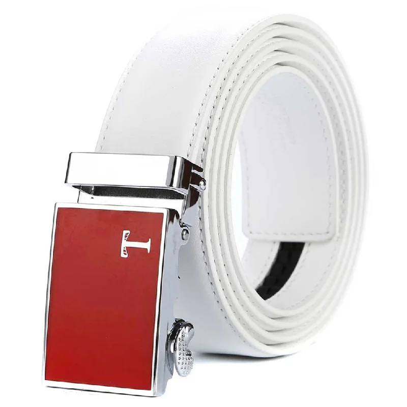 Dress Belts for Men with Sliding Buckle 35mm Wide