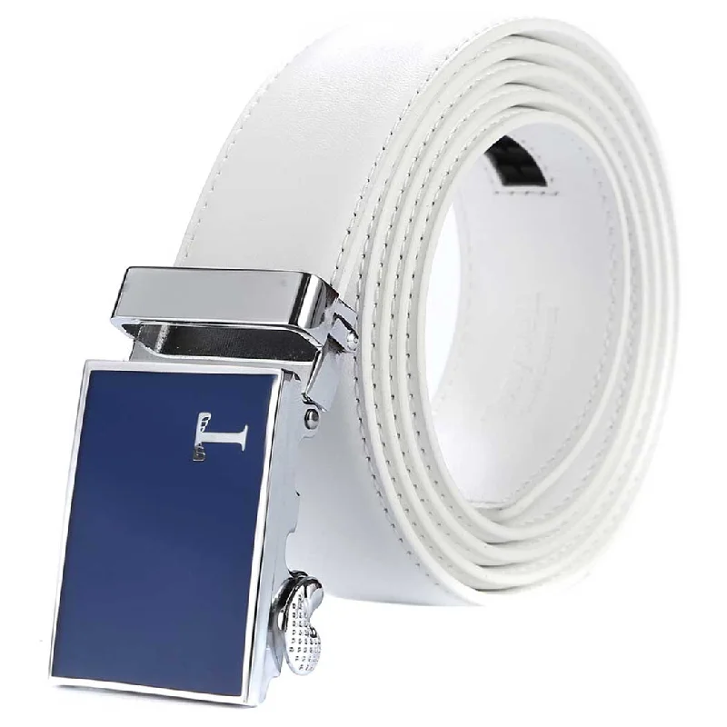 white belt with blue buckle