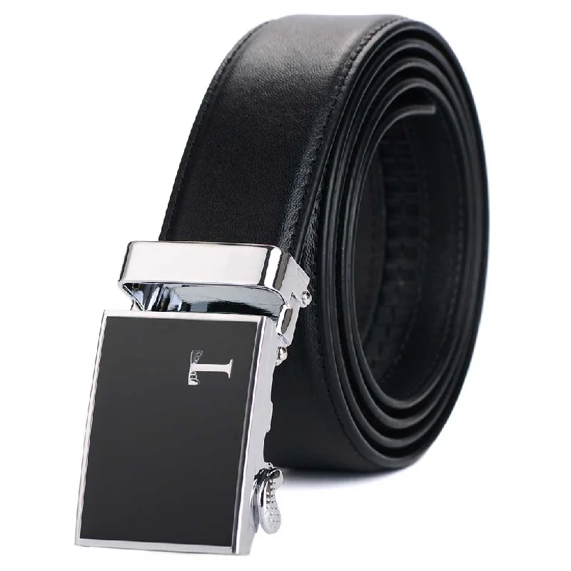 black belt with black buckle