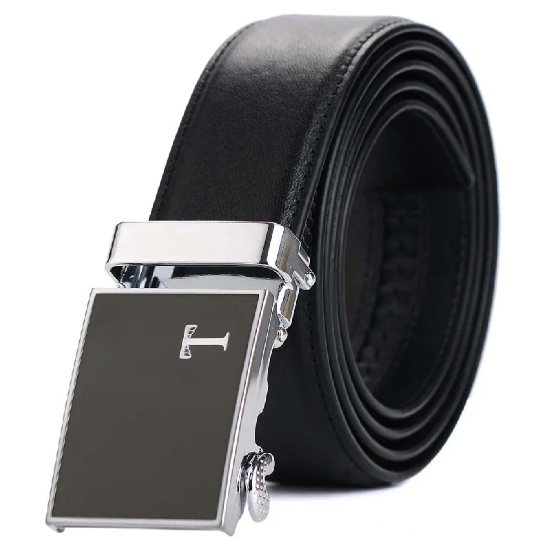 black belt with brown buckle