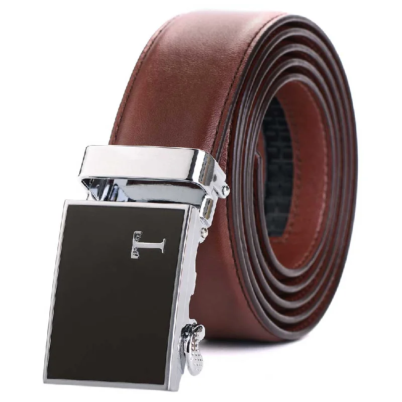 brown belt with brown buckle