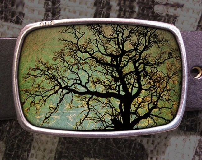 Tree Portrait Belt Buckle