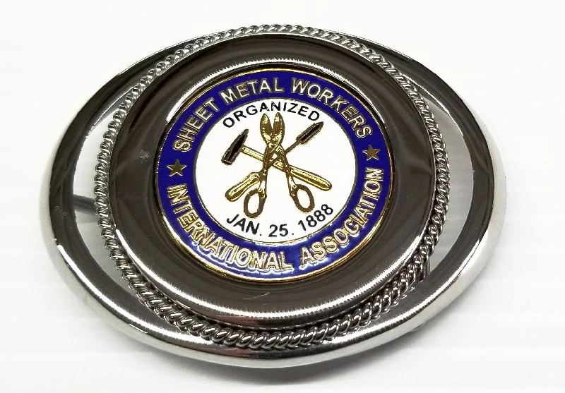 Union Sheet Metal Powerhouse Belt Buckle #BW-BB-SM